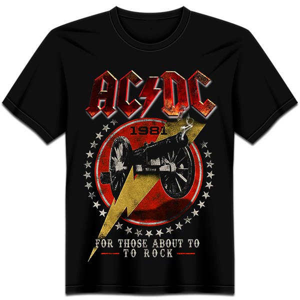 AC/DC -For Those About to Rock - 1981- Ref. B04